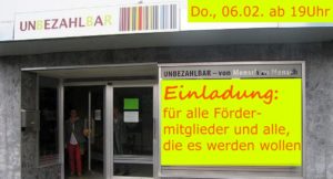 7 Jahre Unbezahlbar: Einladung @ Unbezahlbar