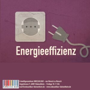 Energieeffizienz für Zuhause @ Unbezahlbar, Ziegelstrasse 9