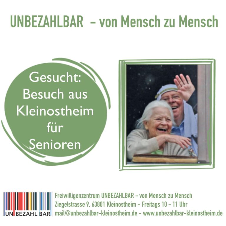 Freude über Besuch aus Kleinostheim
