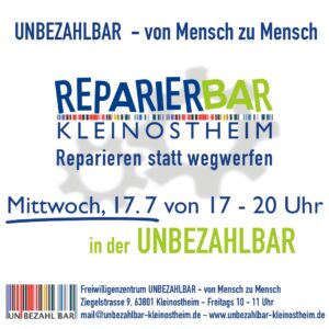 ReparierBAR Kleinostheim @ Unbezahlbar